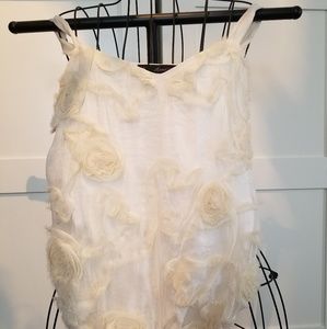 Chiffon flower camisole